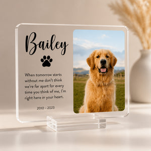 Pet Memorial Acrylic Plaque – Photo, Name & Years - Personalized Acrylic Plaque c7e59d36-5f82-4522-9316-3c82aba77450.jpg