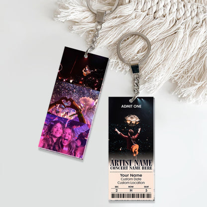 Personalized Acrylic Favorite Concert Ticket Keychain: Music Lover Gift Keepsake c7ea75c4-5083-45df-9097-998810a79054-7.jpg