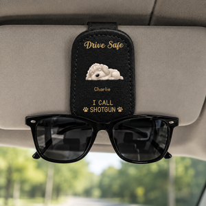Custom Photo Drive Safe Daddy Sunglasses Holder: Personalized Sunglasses Holder For Dog Dad With Dog, Fathers Day, Gift For Dad, Grandpa
