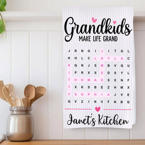 Grandma's Favorite People Word Search Puzzle - Personalized Name Waffle Weave Kitchen Towel, Housewarming Gift c7f76d51-f929-44ab-9a38-793df87d8b6a-4-8-.jpg