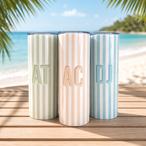 Vacation Tumblers, Personalized Beach Girls Trip Cups, Beach Bachelorette, Family Vacation Custom Tumblers with Name, Cabana Stripe Cup c8057a2f-2a6b-4299-a251-8daadb6c9c0a-banner-1.png