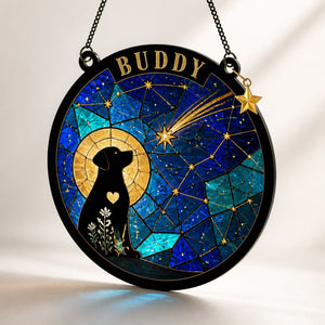 Personalized Dog Constellation Suncatcher - Personalized 1 Layered Suncatcher with Charm c816b595-80f2-41ff-9af7-68921f36205b.jpg