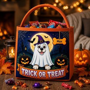 Personalized Trick or Treat Basket – Halloween Dog Ghost Design - Personalized Halloween Fabric Basket c82c3837-ca07-432e-83d6-5ecf34bff21a.jpg