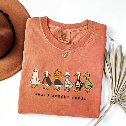 Comfort Colors Halloween Funny Goose Shirt, Just a Spooky Goose Shirt, Halloween Shirt, Skeleton Goose Tee, Spooky Season Shirt, Spooky Tee c847e310-9366-411c-996f-c98985de243e-2.png