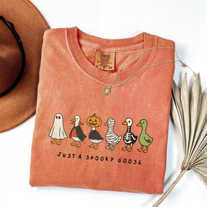 Comfort Colors Halloween Funny Goose Shirt, Just a Spooky Goose Shirt, Halloween Shirt, Skeleton Goose Tee, Spooky Season Shirt, Spooky Tee c847e310-9366-411c-996f-c98985de243e-2.png