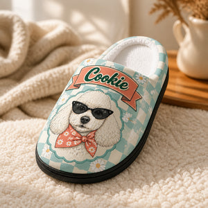 Custom Pet Name Sunglasses Dog Fleece Slippers - Personalized Fleece Slipper c84b8ca5-d985-4988-8919-930dbda46ebc.jpg