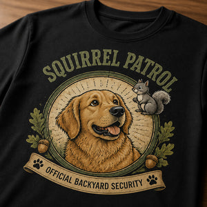 Squirrel Patrol – Official Backyard Security Pet Cartoon Tee - Personalized T-shirt c86199fc-a1d0-4f71-9ca8-80c487cd73ce.jpg