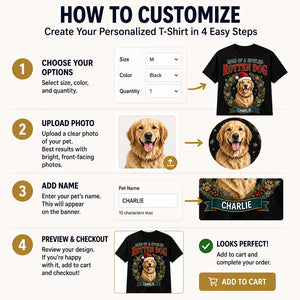 Spoiled Rotten Dog Mom – Custom Pet Portrait Tee - Personalized T-shirt c86c5cd0-f690-4027-a2f0-e7326378649d.jpg