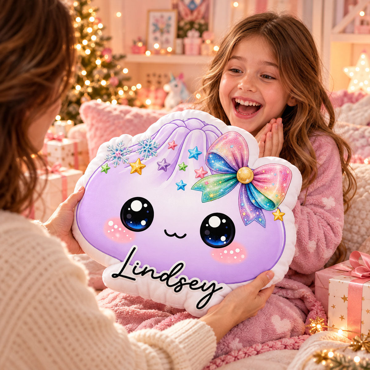 Cute Dumplings Family Christmas Funny Keepsake - Custom Shaped Pillow - Personalized Gifts for Kids c883ce52-e006-4c9c-a5da-997503413c4a-banner-4-1-.jpg