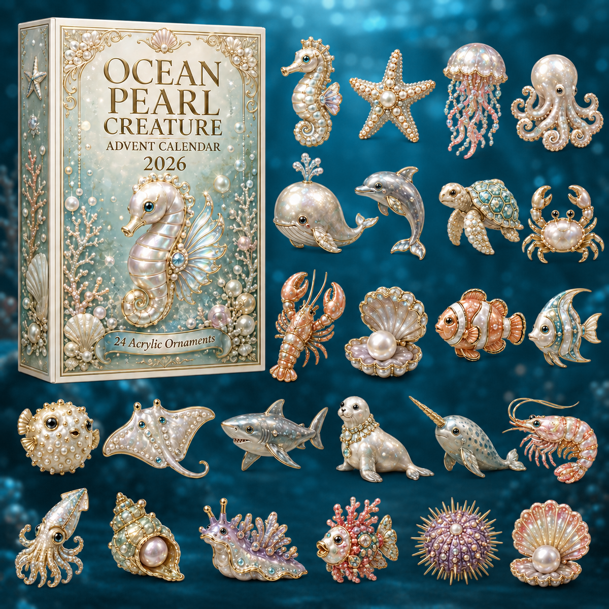 Ocean Pearl Treasures Advent Calendar 2026 - 24-Day Festive Countdown, Acrylic Charms Blind Box - Gift For Ocean Lovers c895e0e8-32db-4a5f-a552-449b58cda38f-ocean-pearl.png