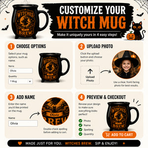 Witches Brew Cauldron Mug – Personalized Name - Personalized Halloween Black Ceramic Witch Mug c89ae910-cfd0-4d43-8fbd-b810907d2616.jpg