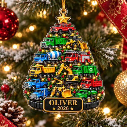 Christmas Truck Parade - Custom 2D Flat Vehicle Christmas Tree Ornament 2026, Acrylic Holiday Decoration for Boys and Kids, Car Lover Gift c8c9aa36-f54a-4d0a-ba9a-fed9a126a35d-5reikl-3-.webp