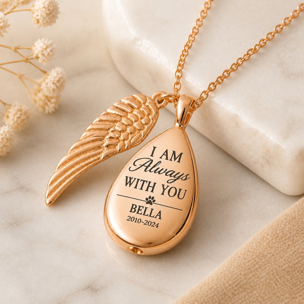 Pet Memorial Custom Necklace – I Am Always With You - Personalized Custom Necklace c8cc8075-6732-41ba-830a-6d702405eae6.jpg