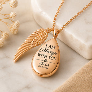 Pet Memorial Custom Necklace – I Am Always With You - Personalized Custom Necklace c8cc8075-6732-41ba-830a-6d702405eae6.jpg