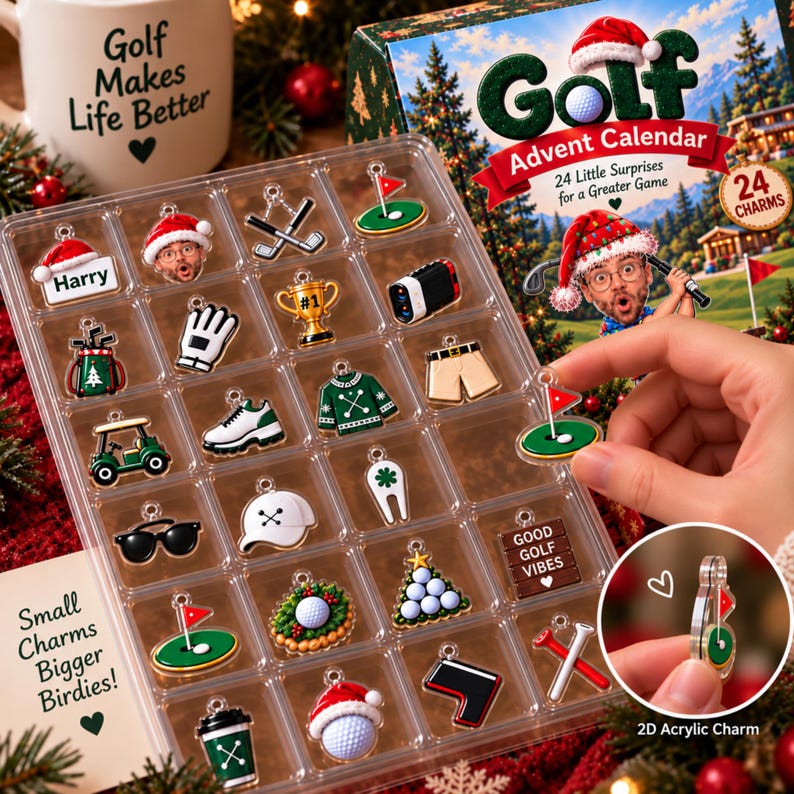 Golf Advent Calendar, Personalized Christmas Gift for Golfer, Custom Name Photo Keychain, 24 Day Gift for Dad Husband Boyfriend Golf Lover c8d172b3-2251-4bc1-9c3b-f3e69c100543-il_794xN.8527820414_3bh3.jpg