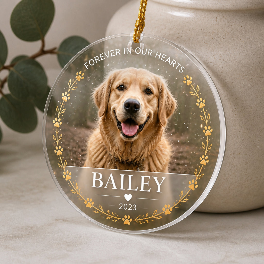 Pet Memorial Acrylic Ornament - Photo & Name - Personalized Transparent Acrylic Ornament c8eb2f0f-0573-41fd-8c24-83f9f781a977.jpg