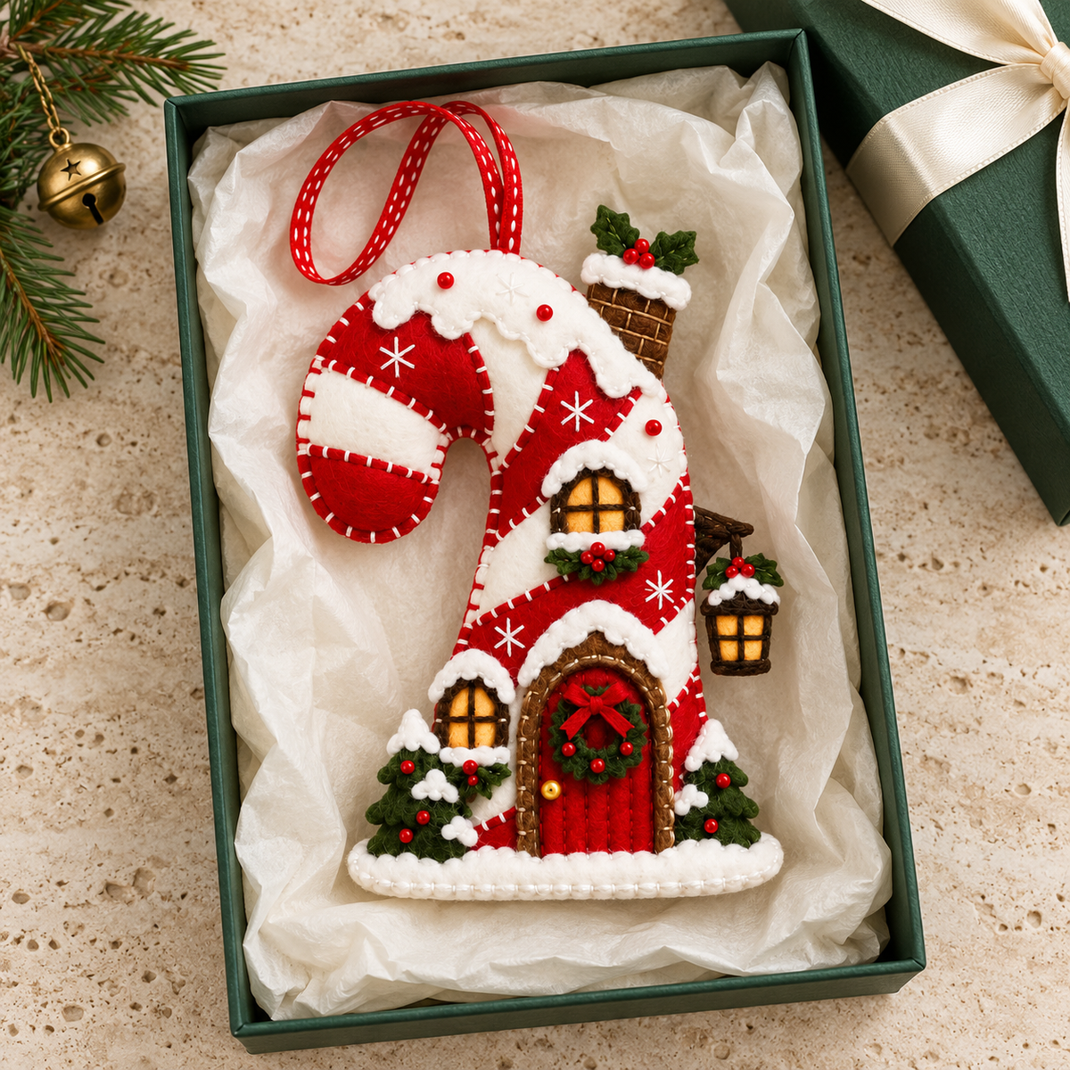 Candy Cane House Felt Ornament, Christmas Felt Decor, Winter Sweet Gift c902f1f1-aa6b-403e-b5be-29466c8ad39f-Nh-k-o-n-trong-h-p-qu-xanh-2.png