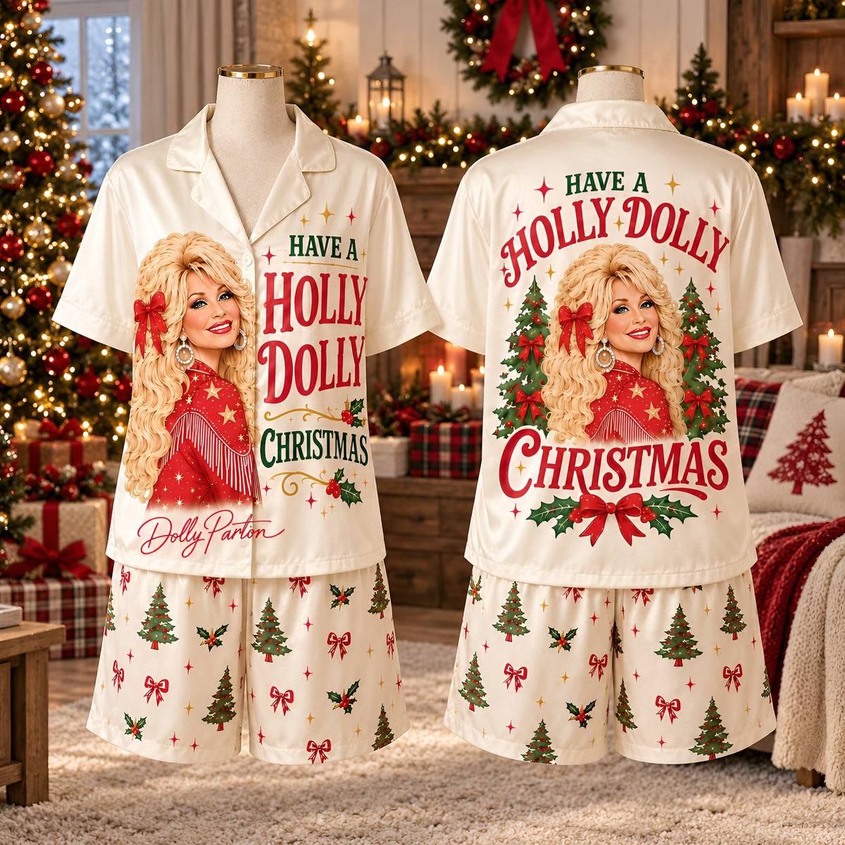 Have A Holly Pink Country Christmas Pajamas Set, Western Family Holiday c90ad419-2300-487a-8835-bb2f8e715faa-6_d16ab4fb-ade8-43fc-878d-2c4fe595465f_5000x-1-.jpg