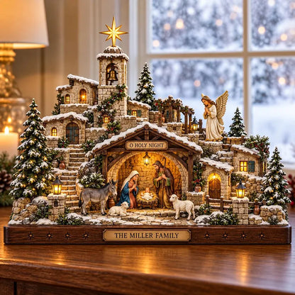 Personalized Nativity Christmas Village Wooden Block, Custom Family Holy Night Decor, Religious Christmas Winter Festive Home, Xmas Gift c917e9c5-43c3-4cc2-aaa2-f2f961adf75a-ghgh-24-.webp