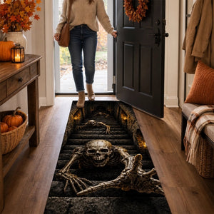 3D Skeleton Vortex Runner Rug - Halloween Decor Gifts For Mom, Dad, Brother, Sister - Spooky Season Is Calling c9242923-fdd8-4634-823e-bd8977257b77-6a9f6d204cc12.jfif