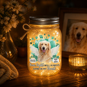 Pet Memorial Mason Jar Light – Photo, Name & Years - Personalized Mason Jar Light c929230e-0282-4eb5-a38f-007c5af172e1.jpg