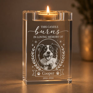 Personalized Pet Memorial Crystal Candle Holder – This Candle Burns - Personalized Crystal Candle Holder c93cb44e-f885-4598-a945-b79f8fd36582.jpg