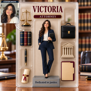 Personalized Lawyer Acrylic Table Sign, Custom Photo & Name Plaque, Attorney Desk Decor, Law School Graduation Gift for Her c9430528-86b2-4528-ae99-92ba7feb8e7c-Bi-n-acrylic-Victoria-n-lu-t-s-thanh-l-ch.png