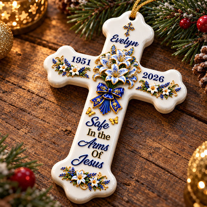 Forever In Gods Arms - Personalized Cross Ornament - Real 3D Raised Ornament c96d6639-aa7b-478f-a8de-3df4b58b5901-2-3-.jpg