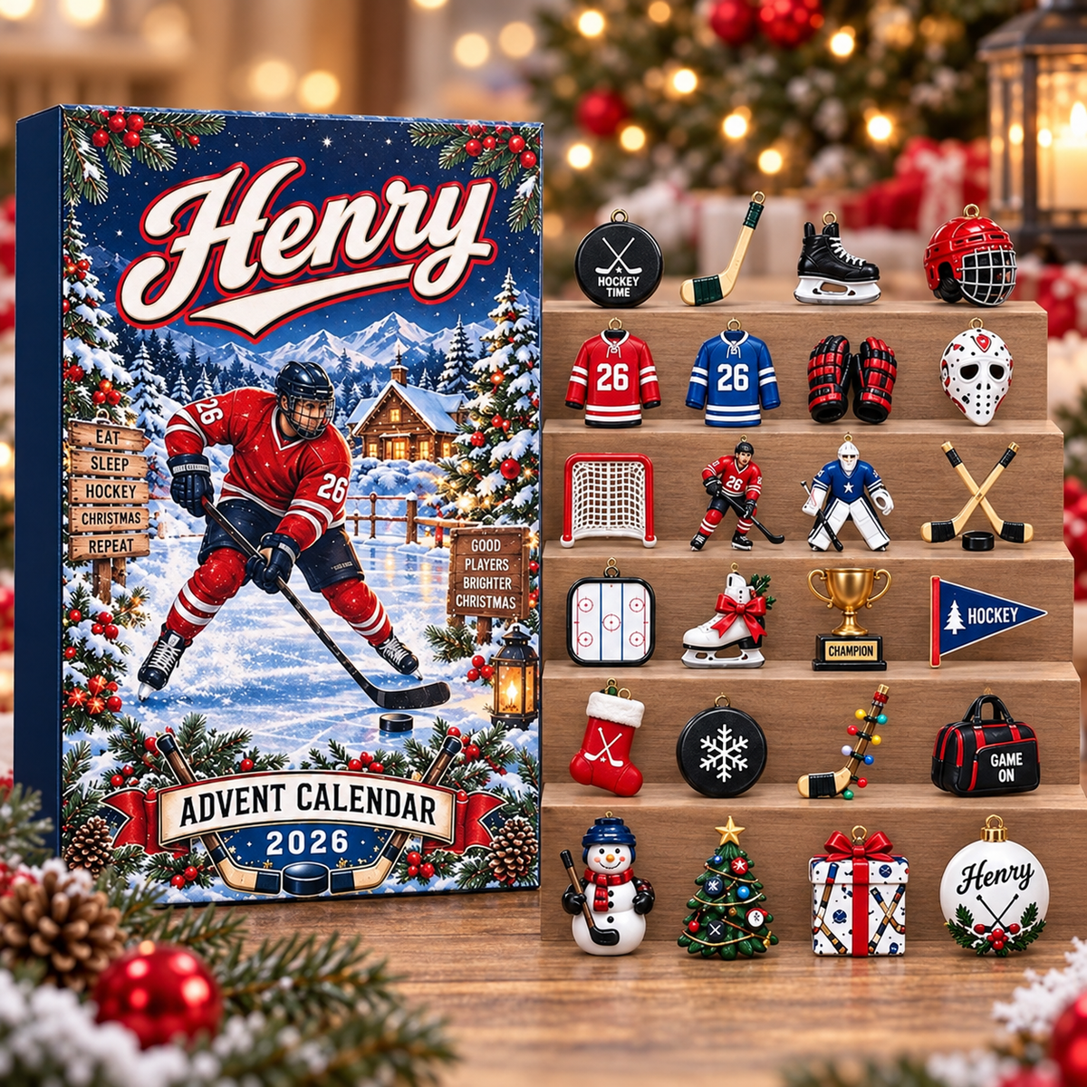 Personalized Hockey Advent Calendar, Custom Player Name Number, Christmas Countdown, Hockey Fan Keepsake, Sports Holiday Decor, Gift 2026 c98afb15-1094-43bb-aa25-e8fa0fdf8b43-ea01c338-795c-48e3-8361-37ac714c2fb7.png
