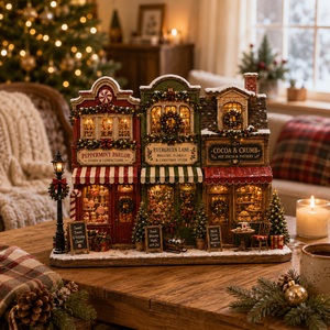 Christmas Village Wooden Block Decor, Mini Holiday Village Shop Display, Rustic Farmhouse Mantel Shelf Sitter, Cozy Xmas Table Gift c9a40dc8-ab60-4e0b-bbf5-768fa9044168-banner-1.png