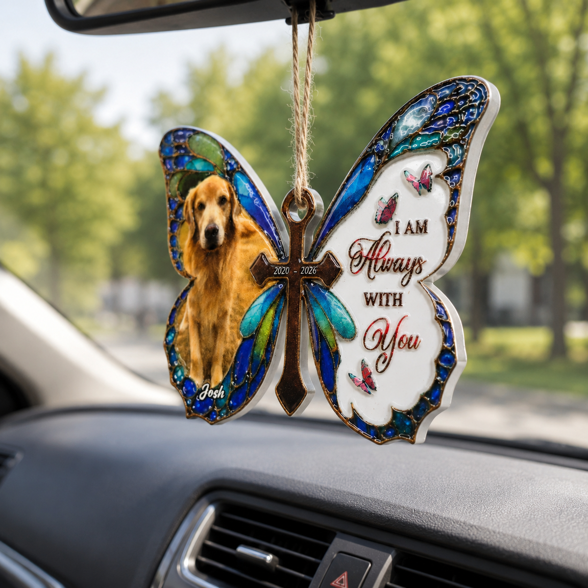 Personalized Pet Memorial Butterfly Real 3D Raised Ornament, Custom Photo Dog Remembrance Car Hanging Keepsake c9a7e53d-8c2d-400e-8bb8-e0369c7b9c46-banner-4.png