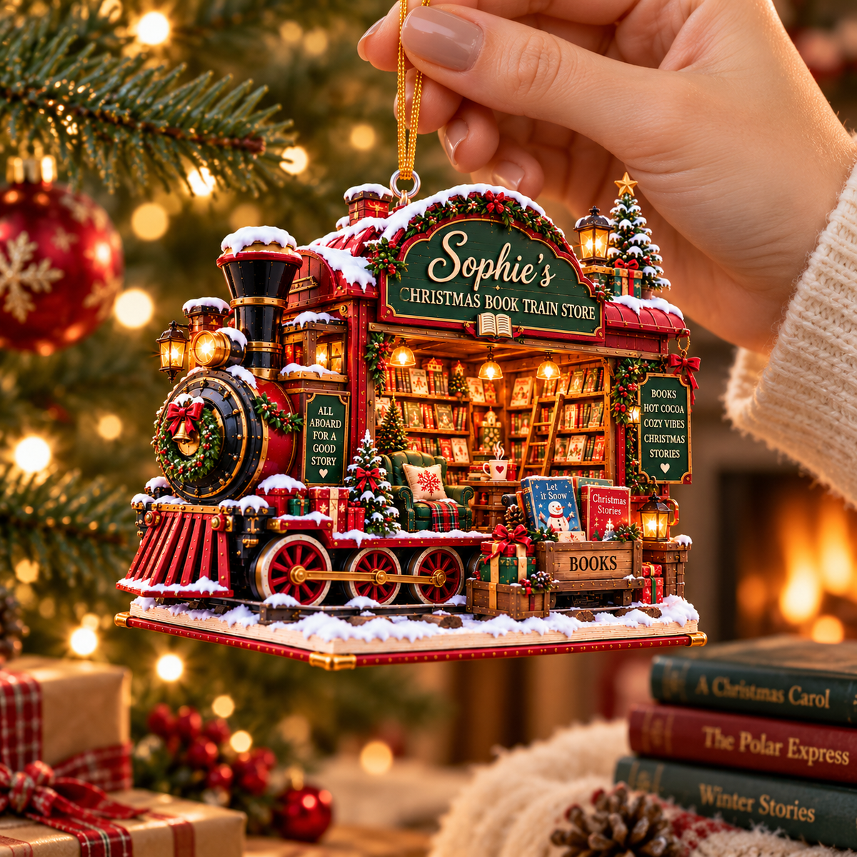 Personalized Christmas Book Train Store Ornament – Custom Name 2D Flat Acrylic Ornament, Magical Holiday Train & Book Lover Gift c9b6b949-3a52-46fe-bcd8-f08250e9864e-Image-Oct-31-2026-11_39_56-AM-4.png
