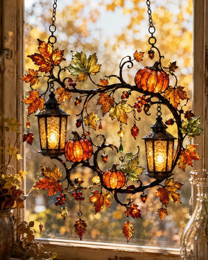 Fall pumpkin window hanging, autumn suncatcher with glowing lanterns, colorful maple leaves and acorns c9b8bb09-4b9f-4ffd-a901-ac5cd94b2fb0-gfgfgfgfgf-2-.webp
