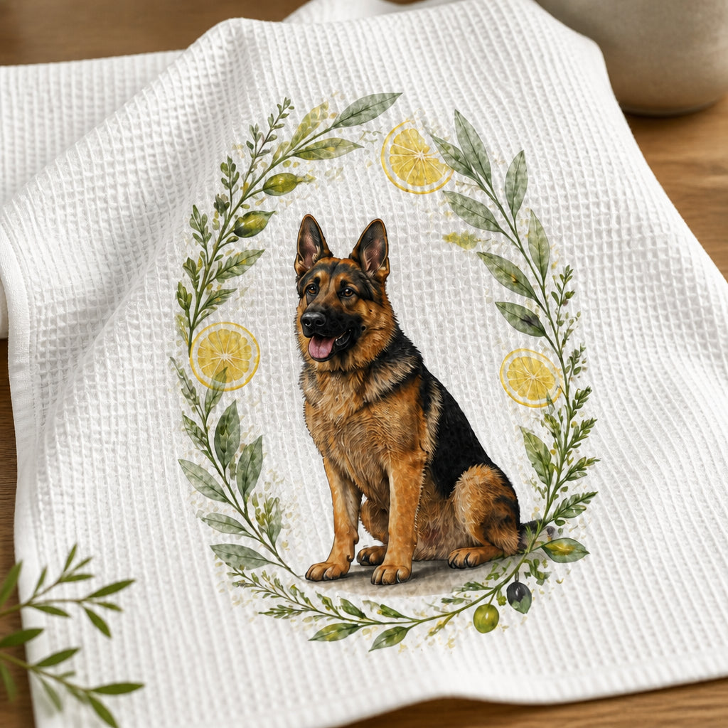 Custom Pet Watercolor Kitchen Towel – Herb Wreath Edition - Personalized Kitchen Towel c9c245cb-790e-4a2c-b203-487478a9596f.jpg