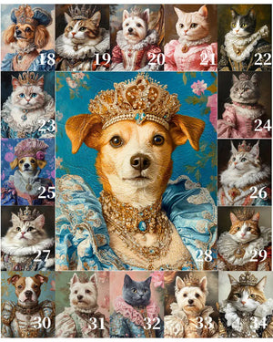 Custom Royal Cat Portrait, Renaissance Cat Painting, Pet Lovers Gift, Royal Pet Portrait, Pet Portrait gift, Animal Painting, Wall Decor c9ce4fd0-78e5-4371-b721-a23068e8f035-hjhhj-4-.webp