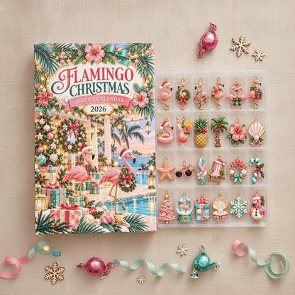 Flamingo Christmas Advent Calendar 2026, 24 Day Tropical Holiday Countdown, Pink Flamingo Ornaments, Beach Lover Gift, Coastal Xmas Decor c9dcfa74-37dd-46b8-b95c-92c943d0063a-il_1588xN.8603350292_l4q8.jpg