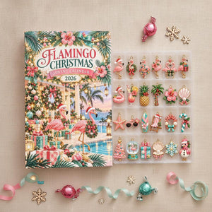 Flamingo Christmas Advent Calendar 2026, 24 Day Tropical Holiday Countdown, Pink Flamingo Ornaments, Beach Lover Gift, Coastal Xmas Decor c9dcfa74-37dd-46b8-b95c-92c943d0063a-il_1588xN.8603350292_l4q8.jpg