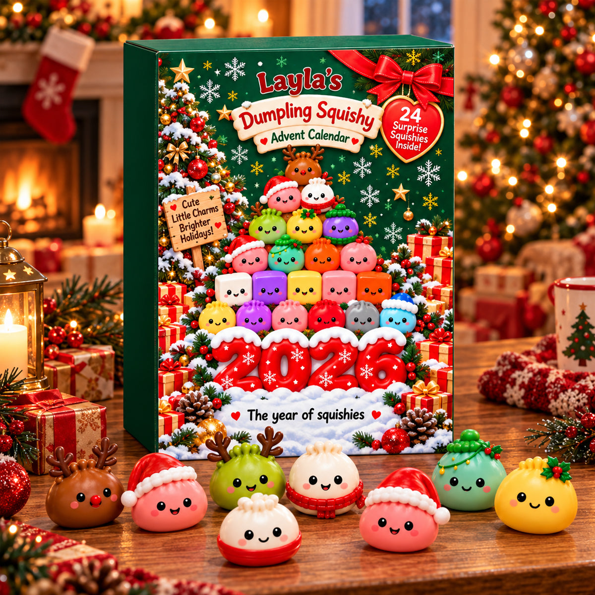 Merry Dumpling Countdown - Personalized Dumpling Advent Calendar - Real Silicone Mini Dumpling Squishies c9f15f84-00ac-44bb-9c06-2d80319fa53f-mk-4.jpg