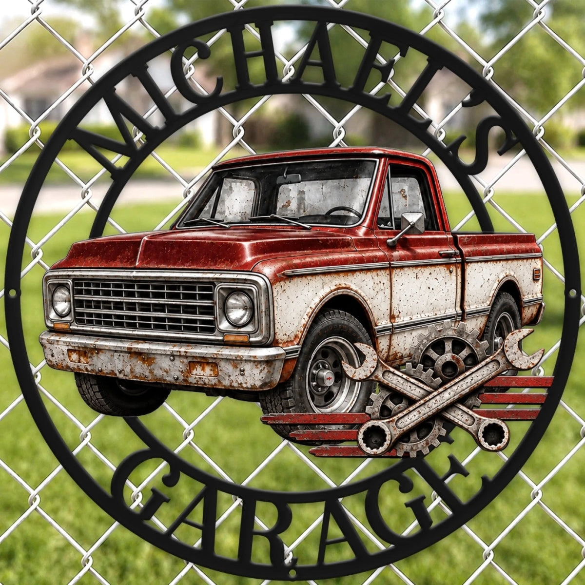 Custom Photo Garage Mechanic Shaped Metal Sign - Personalized Birthday Gifts ca2a1a90-b380-46fb-bffa-62bc2ed33701-6ab3439331730.jfif