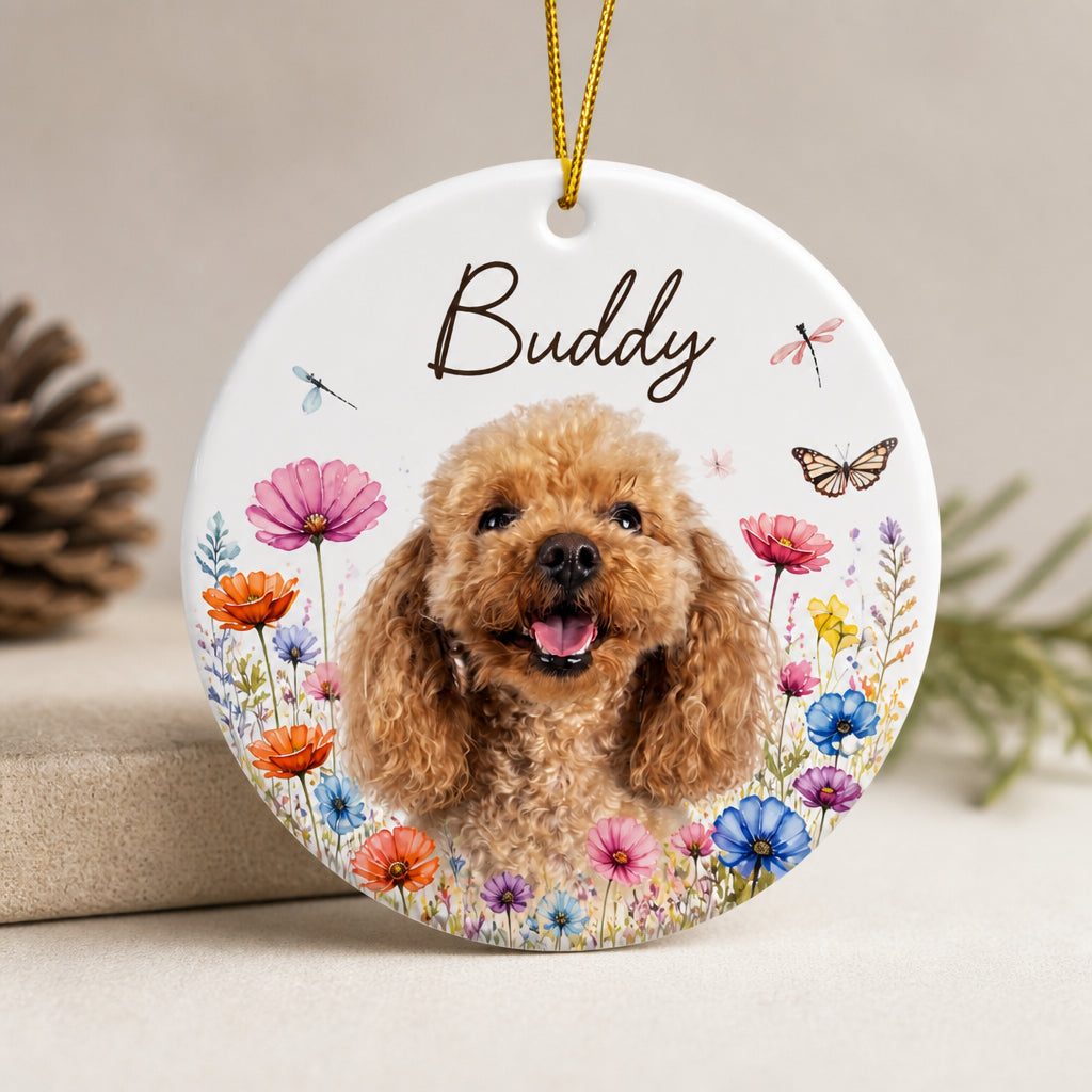 Winter Botanical Pet Photo Name Ornament - Personalized Ornament ca2ed856-8f69-4b8e-99b1-e3aa99eb64d6.jpg