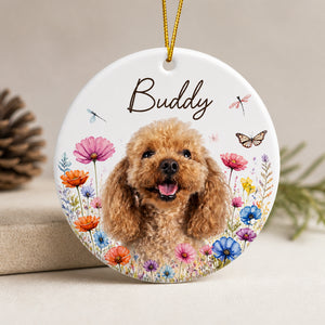 Winter Botanical Pet Photo Name Ornament - Personalized Ornament ca2ed856-8f69-4b8e-99b1-e3aa99eb64d6.jpg