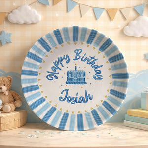 Personalized Birthday Plate for Boy, Custom Name Ceramic Keepsake, Birthday Gift for Kids, Family Party Decor, Memory Plate ca425a12-2fab-47dd-bdde-949670f8cab7-7.jpg