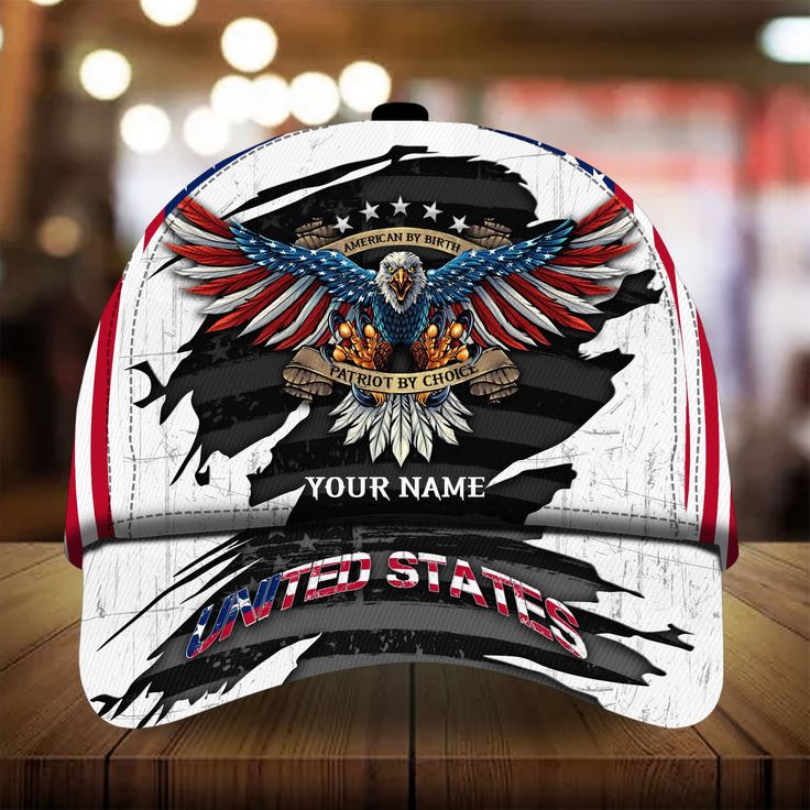 United States Eagle Patriot By Choice All Over Prints Classic Cap Celebrating 250 Years Of America 1776 2026 Adjustable Patriotic