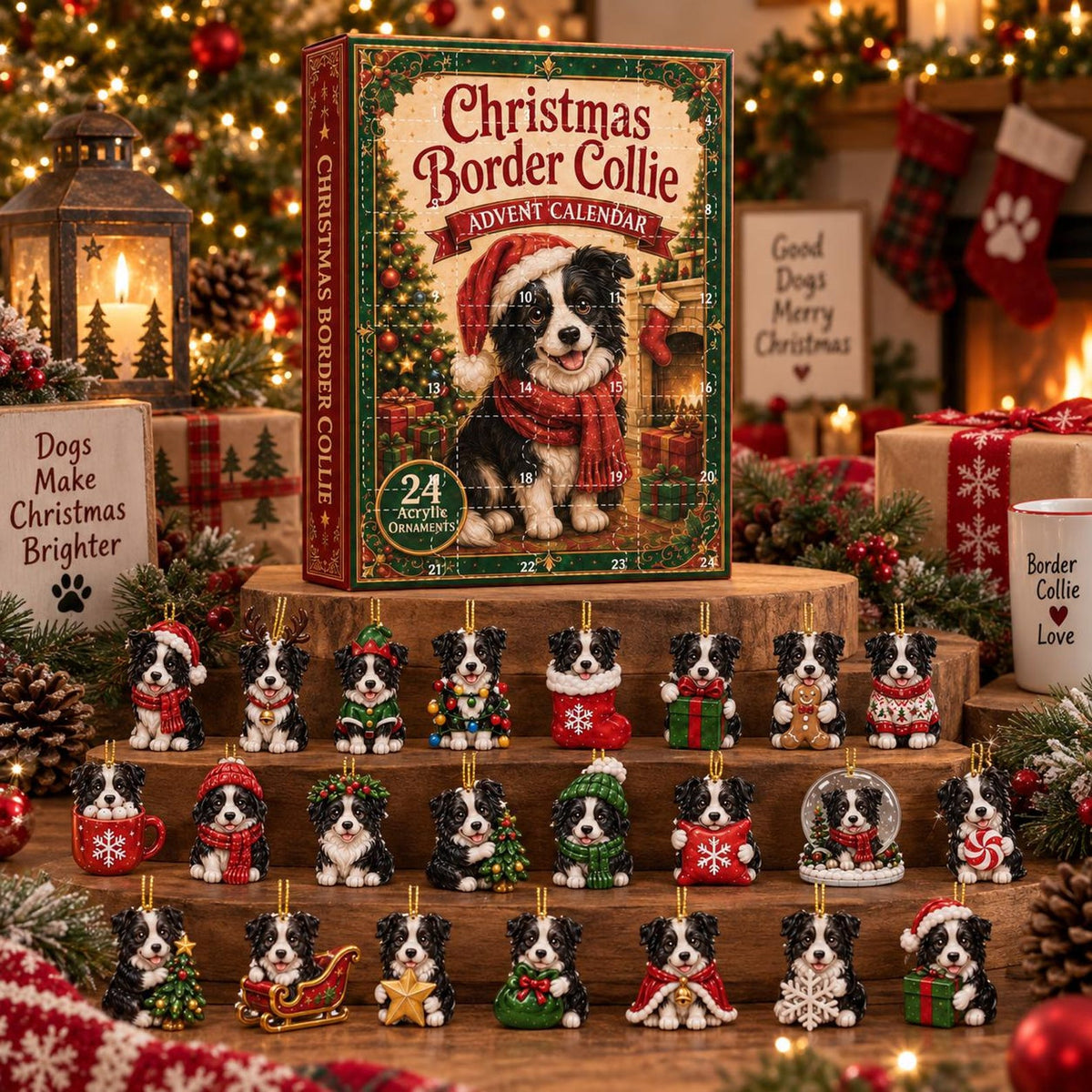 Border Collie Christmas Advent Calendar, 24 Acrylic Dog Ornaments (Blind Box) ca575f7f-bee4-4aff-9ec7-c277be5c74b9-il_1588xN.8555646095_ip4f.jpg