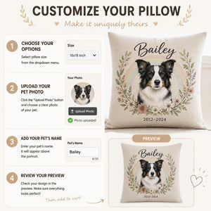 Custom Pet Memorial Pillow – Photo to Art with Name & Years - Personalized Pillow ca6e4308-2eea-4b35-b9d8-80e1147631f8.jpg