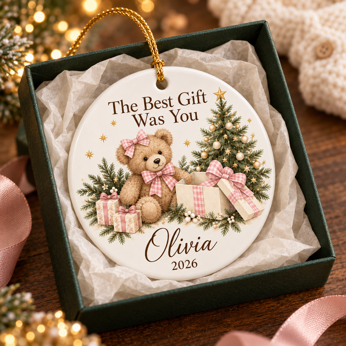 Personalized Baby’s First Christmas Photo Ornament 2026, Double-Sided Teddy Bear Keepsake, The Best Gift Was You, Gift for New Parents ca7804a4-9d21-4e1b-a80b-3956716c6630-5110e1ab-e7a2-492a-b75c-e5f0b3c5d601.png