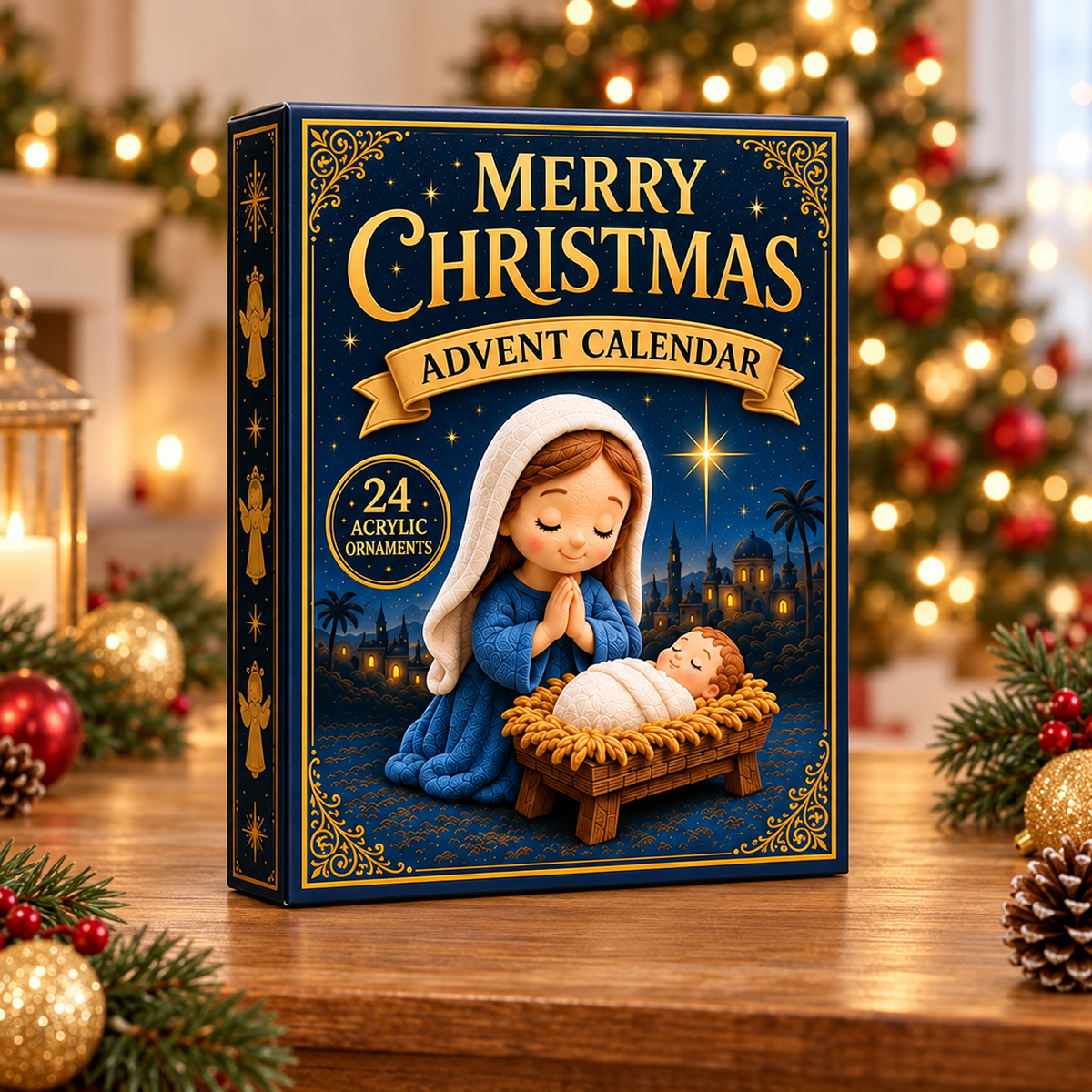 Holy Night Advent Calendar 2026 - 24-Day Festive Countdown, Acrylic Charms Blind Box - Gift For Religious Collectors ca87c465-a36e-4da6-a234-d982639f31b9-holy-night-box.png