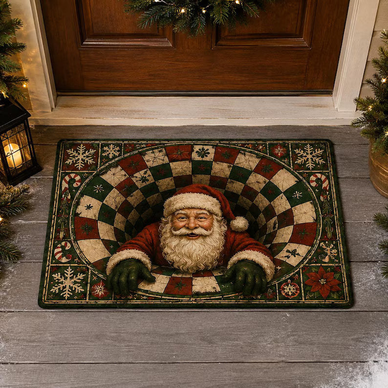 Santa Claus Christmas Doormat, 3D Illusion Floor Mat, Funny Santa Gift, Festive Holiday Home Decor ca8baa62-9e09-487a-8b94-8058ef71ab0e-dhkloop-1-.jpg
