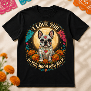 Calavera Frenchie Moon Love Tee - T-shirt cab0eada-acfc-46c2-b32c-7e693297cf21.png