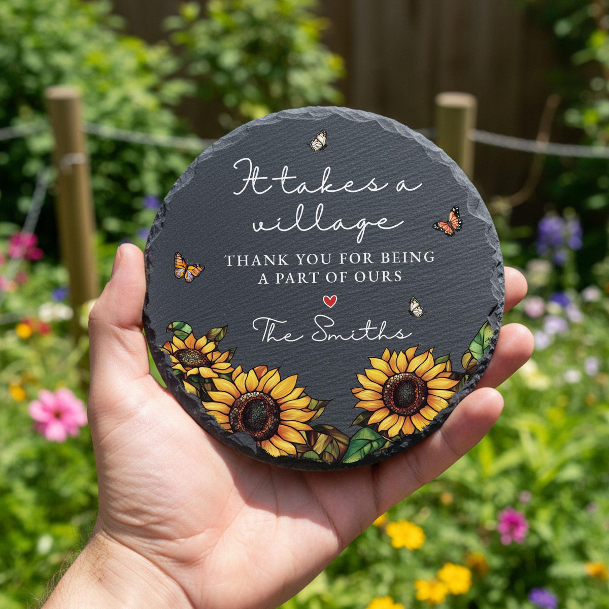 Personalized Garden Stone Thank You Gift, CustomTeacher Appreciation Gift for Caregiver, It Takes a Village Neighbor Gift, Nanny Gifts cab2f357-80e9-4798-bc1c-932bff6323a6-3.jpg